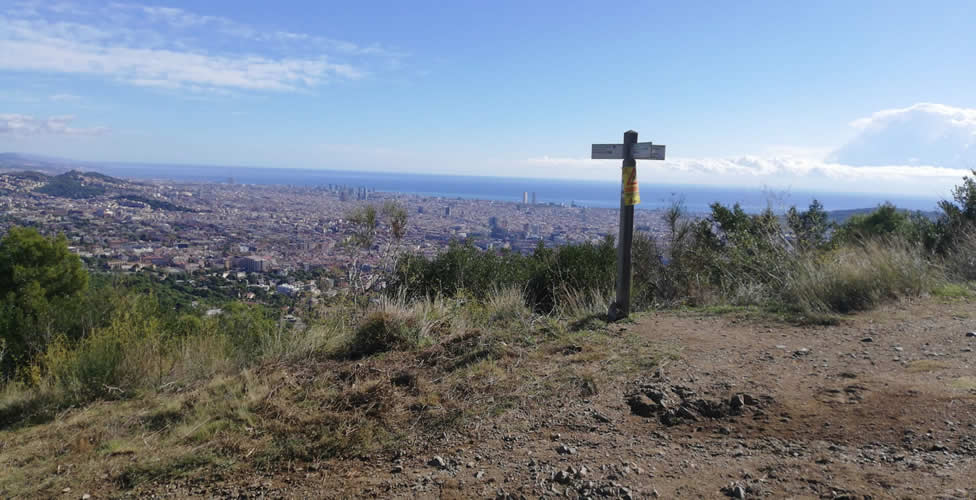 Vistas de Barcelona desde Collserola